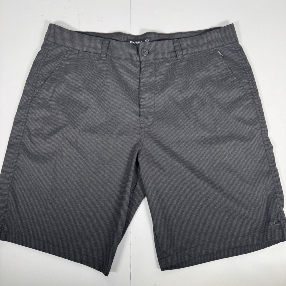 O'Neill Hybrid Shorts Mens 38 Charcoal Grey Stretch Walk Shorts A0078013PS